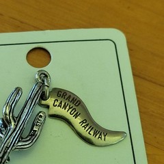 Vintage Wheeler Sterling Silver Grand Canyon Railway Saguaro Cactus Charm