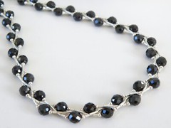 Chunky Sterling Silver 925 Liquid Link Chain Modern Statement Necklace