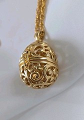 Joan Rivers Filigree Egg Cage Pendant Without Interchangeable Eggs