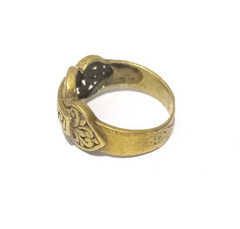 VINTAGE RING STYLE ROMAN ANCIENT BRONZE FLAIR EXTREMELY NEAR EASTERN GILDING