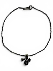 Diesel For Successful Living 925 Marked Charm Necklace Crown Pendant Y2K Mens
