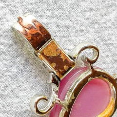 Vintage Pink Thermoset Bracelet Moonglow Atomic Mid Century Costume Jewelry