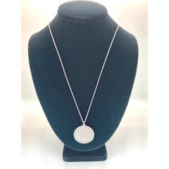 Vtg Mother’s Day 1974 Necklace Women 24in Silver Sterling Commemorative Medal