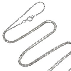 Vintage Sterling Silver 925 Rope Chain Necklace 26″