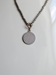Vintage Hermès Paris “Sellier” Round Charm / Pendant