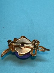 Vintage 1949 Jewelry Pin Button Pink Pearl Uncas Mfg Co Cope 1949 Pat Pend.
