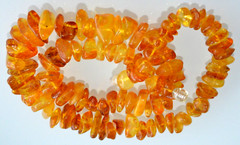 48gr RUSSIAN SOVIET BALTIC AMBER BEAD NECKLACE 琥珀 BRACELET STONE PENDANT EARRING