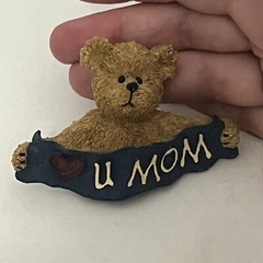 3 Vintage Resin Bear Pins Boyd’s Bears Mom Lifesaver Adventure Thanksgiving