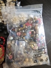 3LB 9OZ Lot of Unsearched Jewelry Repair Craft Wear Lot