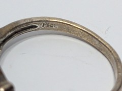 ✨VINTAGE✨ 925 Sterling Silver PSCL Peter Stone Signed Celtic Band Ring Size 8.75