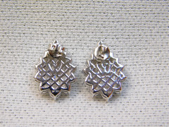 Gorgeous JTV Pear Shape Earrings Cubic Zirconia Stud W 925 7/8 in.