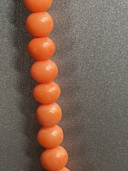 Antique Natural Satsuma Coral Almost Perfect Cascading 4.7mm-8.5mm