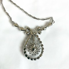 Vintage Art Deco LIND GAL Sterling Silver Signed LG 16″ Necklace
