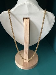 Castlecliff Lucite Fish Bowl Necklace Harrice Simmons Gold Jelly Belly