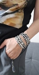 Zebra Print Rhinestone Wrap Bracelets Snap Leather Crystal Cuff Bracelet 12 pcs