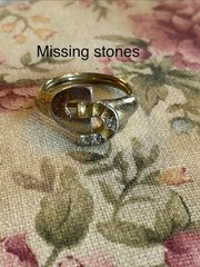 VTG AVON Ring Lot + 1 SARAH COV Signed Costume Jewelry 70’s