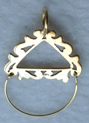 Vintage 14K Gold Charm Holder 3 Grams