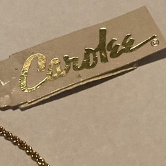 NWT Carol Lee Heart Goldtone Carolee Necklace Nice Chain Nice Detailed Pendant