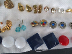 100 Pierced Earrings Sets Vtg to Mod Wearable Unsigned.