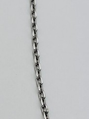 DaneCraft Tarnish Free 925 Sterling Silver 5.5 Gram Oval Link Necklace 18”