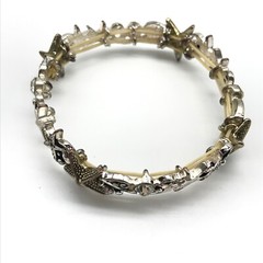 Ladies Lot Of 4 Stretchable Retro Fashion Bracelets