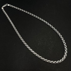 Vintage Sterling Silver 925 Figaro Chain Necklace 55cm 33g Men’s Heavy Estate