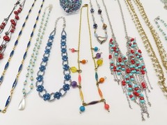 Vintage Beaded Necklaces Lot Assorted Lot 1 Trifari D2099