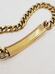 Vintage Spiedel ID Engravable Identity Bracelet Heavy Men’s Chain (76)