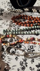 20 Vintage Retro MCM Beaded Necklace Various Colors