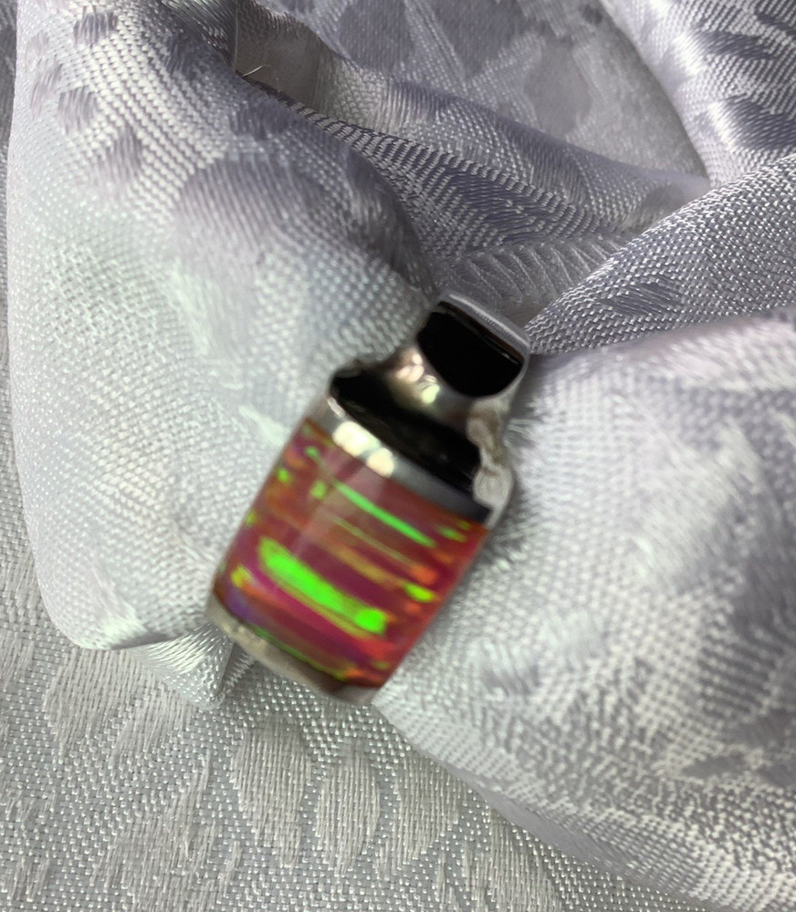 **ESTATE*VINTAGE*MEN’S**FIRE*OPAL*STERLING*SILVER*RING*SIZE*13*EXQUISITE*COLORS*