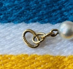Vintage 1/20 K Gold Filled Bracelet With Pearls 6.75 In L