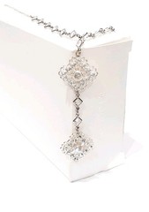 Vintage Giavan Drop Necklace Beautiful 16″ SEE DESCRIPTION Free Ship!