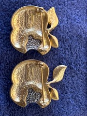 Vintage Signed TONA Gold Tone Rhinestone Bitten Apple Brooch Pins – Lot of 2