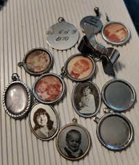 Photo Charm or Pendant Lot