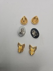 Vintage 1970’s Clip On Earrings. All Very Good Quality 3 Sets Of Earrings