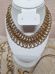 1.25 Lbs Wearable Gold-Tone Jewelry Lot. Maybe Vintage To Modern. #3