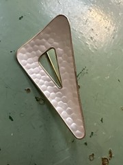 Arne Nordlie Sterling Silver Enamel Brooch Norway Norwegian