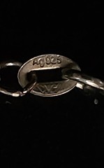Antique Art Deco 935 Silver Marcasite & Pearl Pendant Necklace 18″, Pristine