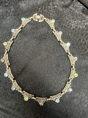 Vintage 3 Piece Barclay Jewelry Set Necklace, Bracelet, Earrings Rhinestones
