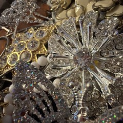 Vintage to Now Jewelry Lot, ALL WEARABLE Untested. No Broken. Box A2