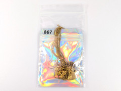 Vtg Love Knot Heart Key Lock Flower Butterfly Pendant Gold Tone Necklace LOT