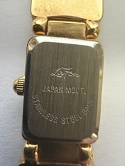 VTG 1970s Lapis Lazuli Watch/Bracelet Gold Tone Smithsonian Institution, Unused