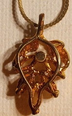 Vintage 1/20 14K GF 18″ Serpentine Chain Natural Opal Grape Cluster Pendant 2g