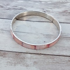 Vintage Bracelet Inlayed Red/Pink Tones