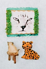 Handmade Cat Brooches (103 – 2389, 125 – 1839, 160 – 2381)