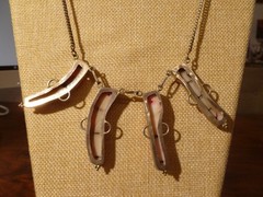 Contemporary Branch Raw Coral Necklace Bracelet Earrings Set On Sterling Silver