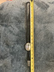 Montana Silversmiths Cross Design Western Bolo Tie, Beautiful Condition