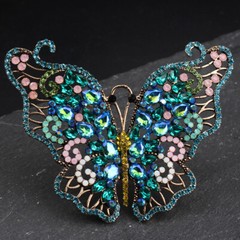 Retro Fashion Creative Cut-out Three-dimensional Butterfly Corsage Accessories