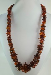 Baltic Amber Freeform Bead Necklace