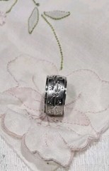 Vintage Signed Uncas Sterling Silver Celestial Moon And Star Ring
